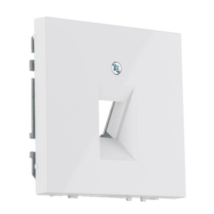 Пустая розетка 1 гнездо белая LIREGUS MODERN AIKL-001-01.M/WM