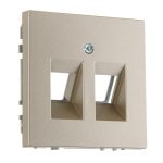 Розетка ТВ и Интернет шампань LIREGUS MODERN AIKL-002-01.M/CH