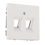Розетка ТВ и Интернет белая матовая LIREGUS MODERN AIKL-002-01.M/WWM