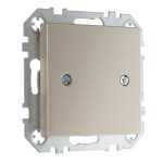 Розетка заглушка шампань LIREGUS EPSILON D-001-01.E/Ch