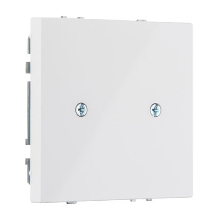 Розетка заглушка для проводов белая LIREGUS MODERN D-001-01.M/WM