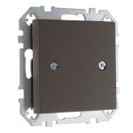 Розетка заглушка коричневая матовая LIREGUS RETRO D-001-01.R/ON31