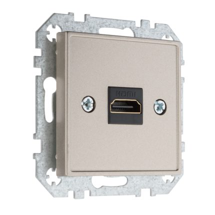 Розетка HDMI шампань LIREGUS EPSILON HDMI-001-01.E/Ch
