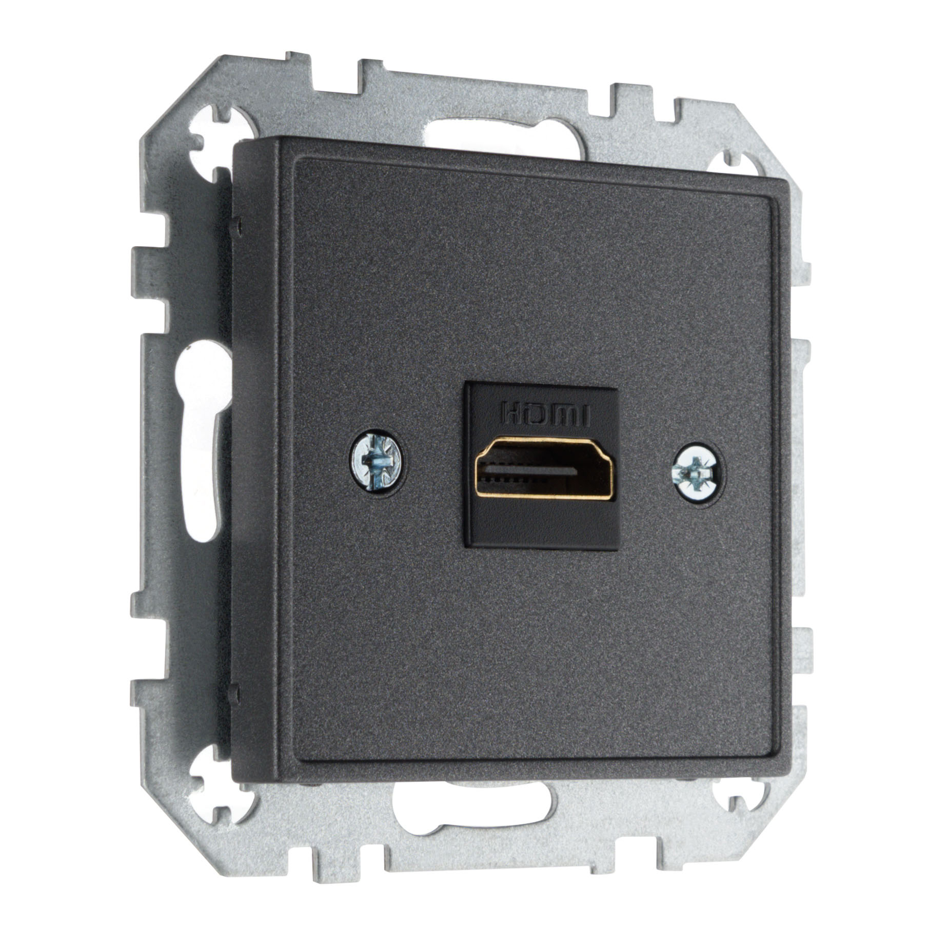 HDMI-001-01.E-J.jpg Розетка HDMI антрацит LIREGUS EPSILON HDMI-001-01.E/J — изображение 1