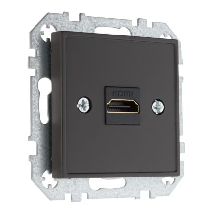 Розетка HDMI шоколад матовая LIREGUS RETRO HDMI-001-01.R/ON59