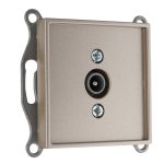 ТВ розетка оконечная шампань LIREGUS EPSILON IAL-1-01.E/Ch