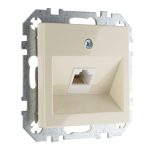 Розетка компьютерная RJ45 слоновая кость LIREGUS EPSILON IKL-001-01.E/S