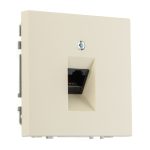 Розетка RJ45 слоновая кость матовая LIREGUS MODERN IKL-001-01.M/SM