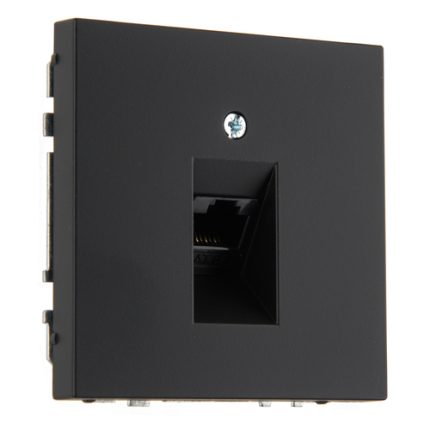 Розетка RJ45 черная матовая LIREGUS MODERN IKL-001-01.M/SWM