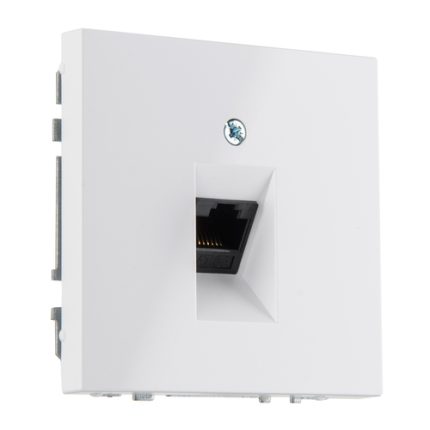 Розетка RJ45 белая LIREGUS MODERN IKL-001-01.M/WM