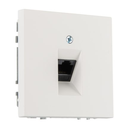 Розетка RJ45 белая матовая LIREGUS MODERN IKL-001-01.M/WWM