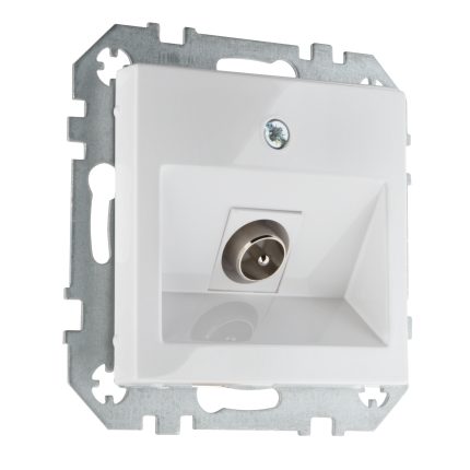ТВ розетка белая LIREGUS EPSILON ITVL-1-01.E/B