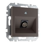 ТВ розетка коричневая матовая LIREGUS RETRO ITVL-1-01.R/ON31