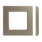 Рамка 1-местная шампань LIREGUS EPSILON K14-245-01.E/Ch