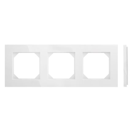 Рамка 3 постовая белая LIREGUS EPSILON K14-245-03.E/B