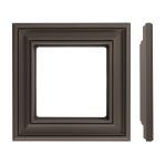 Рамка 1 постовая коричневая матовая LIREGUS RETRO K14-345-01.R/ON31