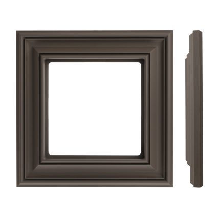 Рамка 1 постовая коричневая матовая LIREGUS RETRO K14-345-01.R/ON31
