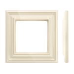 Рамка 1 постовая слоновая кость глянцевая LIREGUS RETRO K14-345-01.R/S