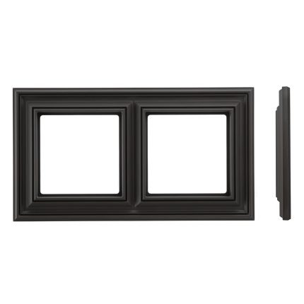 Рамка 2 постовая шоколад матовая LIREGUS RETRO K14-345-02.R/ON59