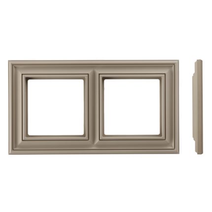 Рамка 2 постовая кремовая матовая LIREGUS RETRO K14-345-02.R/ONC