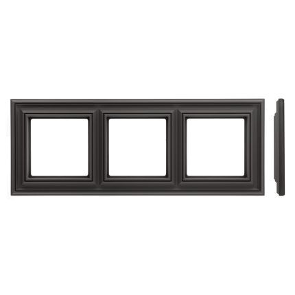 Рамка 3 постовая шоколад матовая LIREGUS RETRO K14-345-03.R/ON59