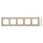Рамка 5 постовая кремовая матовая LIREGUS RETRO K14-345-05.R/ONC