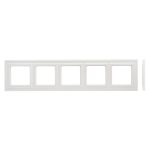 Рамка 5 постовая белая матовая LIREGUS RETRO K14-345-05.R/WWM