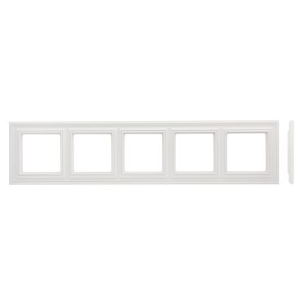 Рамка 5 постовая белая матовая LIREGUS RETRO K14-345-05.R/WWM