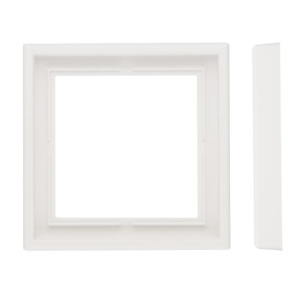 Рамка 1 пост белая матовая LIREGUS MODERN K14-445-01.M/WWM