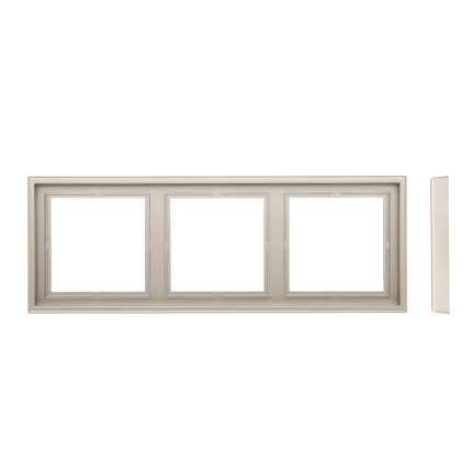 Рамка на 3 поста шампань LIREGUS MODERN K14-445-03.M/CH
