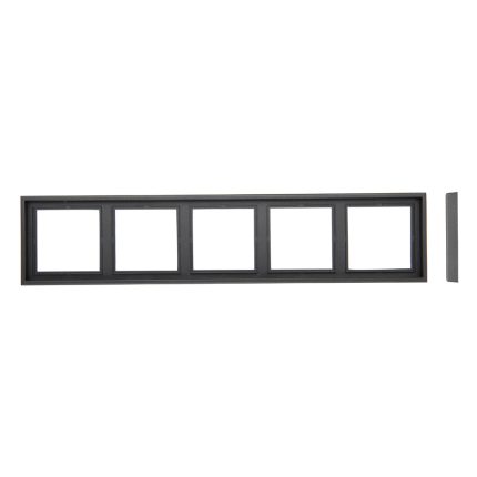 Рамка 5 постов антрацит LIREGUS MODERN K14-445-05.M/BM