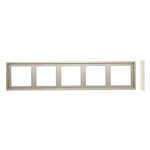 Рамка 5 постов шампань LIREGUS MODERN K14-445-05.M/CH
