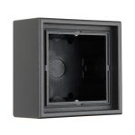 Накладная монтажная коробка 1 пост антрацит LIREGUS MODERN PMD-001.M/BM