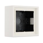 Накладная монтажная коробка 1 пост белая матовая LIREGUS MODERN PMD-001.M/WWM