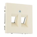 Розетка ТВ и Интернет слоновая кость матовая LIREGUS MODERN AIKL-002-01.M/SM