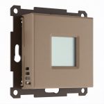 Терморегулятор с датчиком 16А 230В программируемый шампань Comfort ECO/Ch