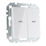 Выключатель для жалюзи белый LIREGUS EPSILON IJZ.10-001-01.E/B