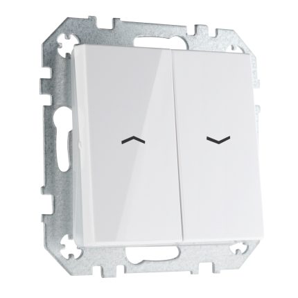 Выключатель для жалюзи белый LIREGUS EPSILON IJZ.10-001-01.E/B