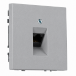 Розетка RJ45 серая LIREGUS MODERN IKL-001-01.M/GC31
