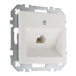 Розетка компьютерная RJ45 белая матовая LIREGUS RETRO IKL-001-01.R/WWM