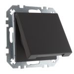 Розетка с крышкой IP44 16А 250В с заземлением пружинная шоколад матовая LIREGUS RETRO IKL16-208-01.R/ON59