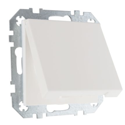 Розетка с крышкой IP44 16А 250В с заземлением пружинная белая матовая LIREGUS RETRO IKL16-208-01.R/WWM