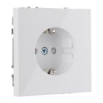 Розетка со шторками 16А белая LIREGUS MODERN IKL16-214-01.M/WM