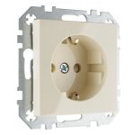 Розетка с заземлением со шторками 16А 250В винтовая слоновая кость LIREGUS EPSILON IKL16-414-01.E/S