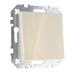 Проходной выключатель 1-клавишный слоновая кость LIREGUS EPSILON IP6.10-201-01.E/S