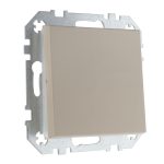 Проходной выключатель 1-клавишный кремовый матовый LIREGUS RETRO IP6.10-201-01.R/ONC