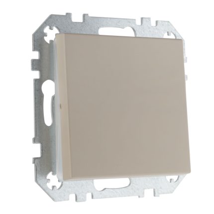 Проходной выключатель 1-клавишный кремовый матовый LIREGUS RETRO IP6.10-201-01.R/ONC