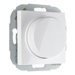 Накладка для поворотного диммера белая LIREGUS EPSILON AISR-001.E/B