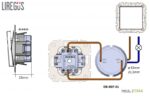 Диммер кнопочный 5-200 Вт (LED 75-105 Вт) 230 В LIREGUS ISR-007 — изображение 3