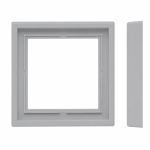 Рамка 1 пост серая LIREGUS MODERN K14-445-01.M/GC31